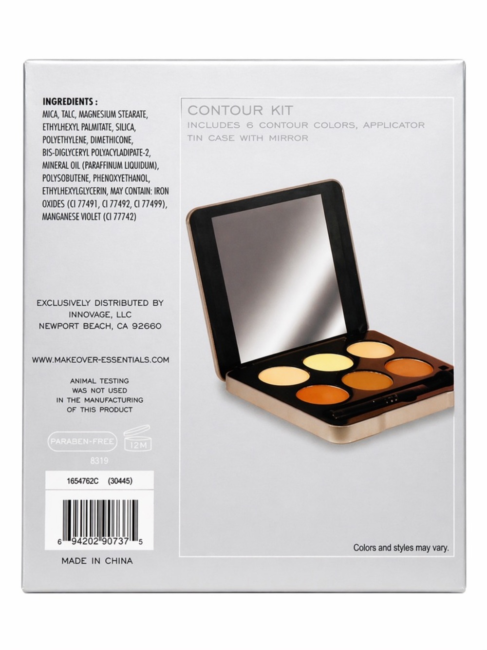 ME MAKEOVER ESSENTIALS Bronzer & Contour Palette - Neutral Browns & Creams - Picture 5 of 5